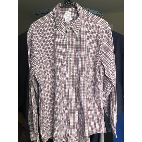 Brooks Brothers 1818 Men Sport Shirt, Large Slim - Picture 3 of 6
